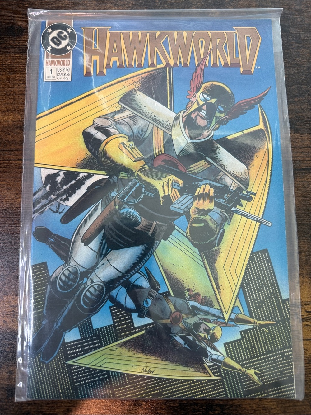 DC Hawkworld comic #1 1990